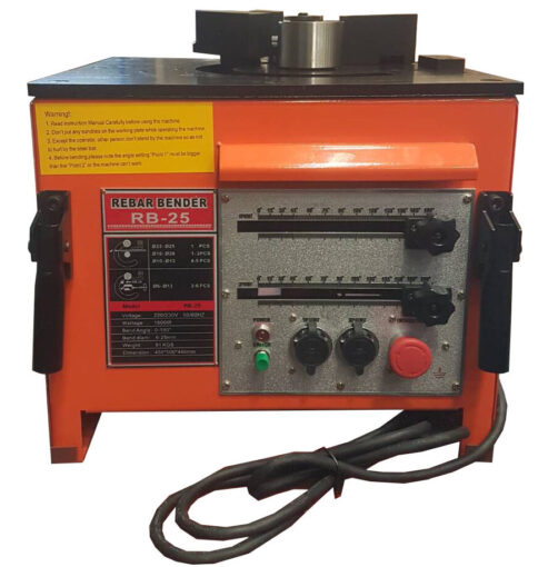 เครื่องดัดเหล็ก 25 mm. แบบพกพา รุ่นขนาดเล็ก