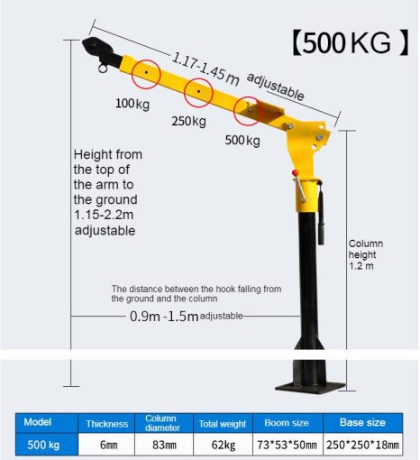 เครนติดรถ500kg